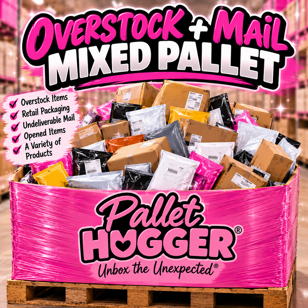 Palketizing Box Overstock & Undeliverable Mail Mystery Pallet | Pallet Hugger