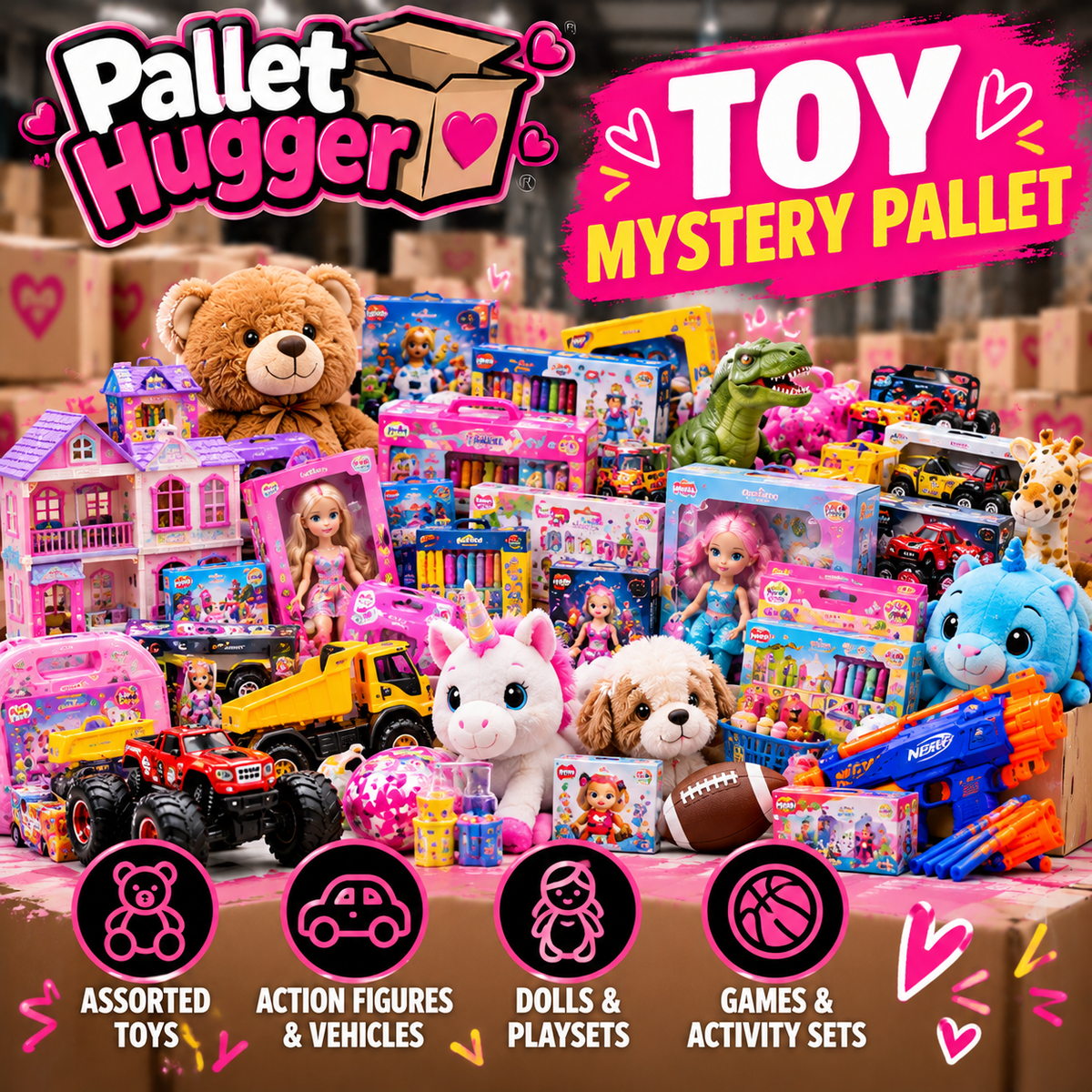 Toy Mystery Pallet – Assorted Toys & LEGO
