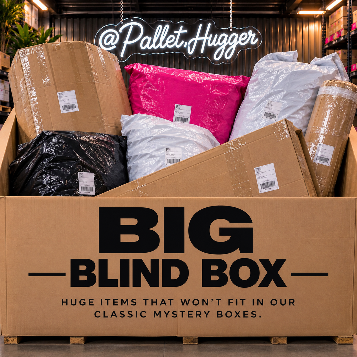 📦 Pallet Hugger® Big Blind Box